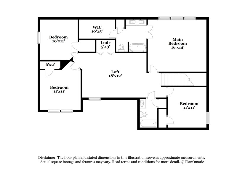 2,215/Mo, 3020 Hayling Dr Raleigh, NC 27610 Floorplan View
