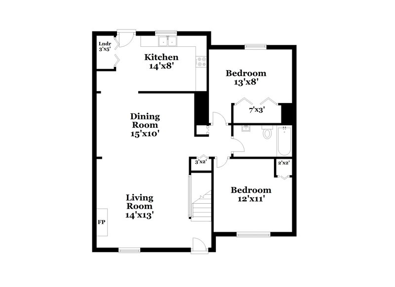 2,030/Mo, 320 Wax Myrtle Ct Cary, NC 27513 Floor Plan View