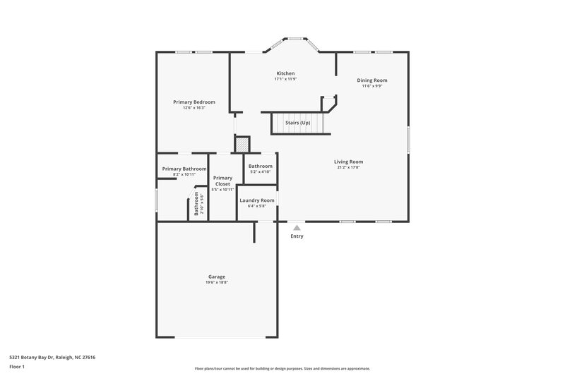 2,275/Mo, 5321 Botany Bay Dr Raleigh, NC 27616 Floor Plan View