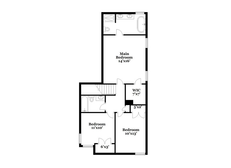 2,990/Mo, 2608 Dality Dr Raleigh, NC 27604 Floor Plan View 2