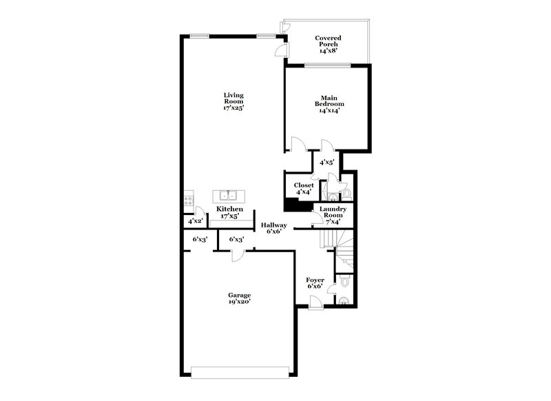 1,860/Mo, 131 Cottage Dr Clayton, NC 27527 Floor Plan View