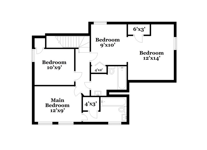 2,850/Mo, 805 Wallridge Dr Wake Forest, NC 27587 Floor Plan View 2