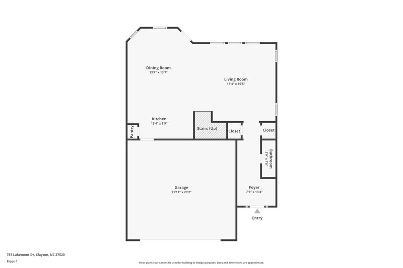 2,035/Mo, 767 Lakemont Dr Clayton, NC 27520 Floor Plan View