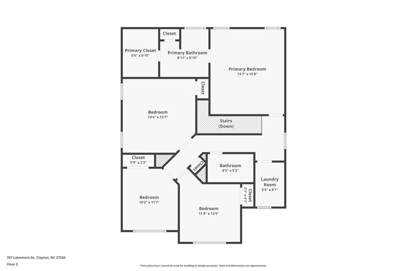 2,035/Mo, 767 Lakemont Dr Clayton, NC 27520 Floor Plan View 2