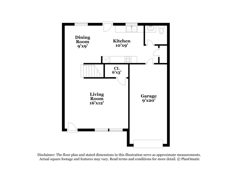 1,905/Mo, 4304 Lady Yvone Way Raleigh, NC 27610 Floor Plan View