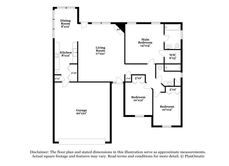 1,915/Mo, 1005 Bren Village Ct Fuquay Varina, NC 27526 Floor Plan View