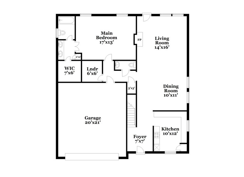 2,900/Mo, 240 Haywood Ln Clayton, NC 27527 Floor Plan View