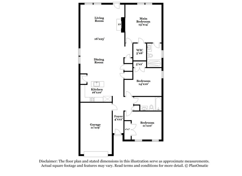 1,790/Mo, 59 Golden Gate Parkway Clayton, NC 27520 Floor Plan View