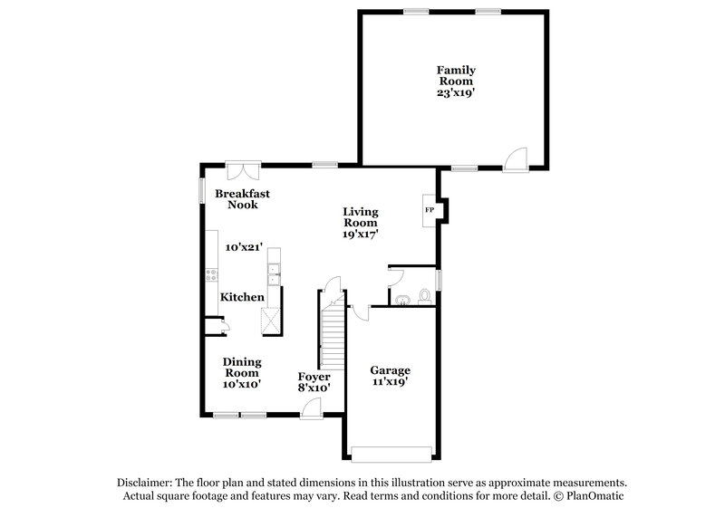 2,150/Mo, 1650 Southcross St Fuquay Varina, NC 27526 Floor Plan View