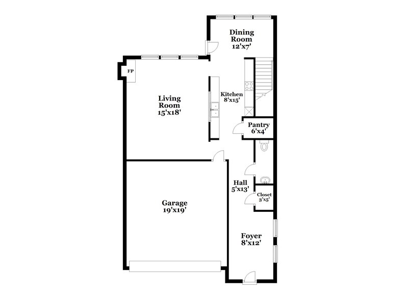 2,100/Mo, 519 Dawley Dr Fuquay Varina, NC 27526 Floor Plan View