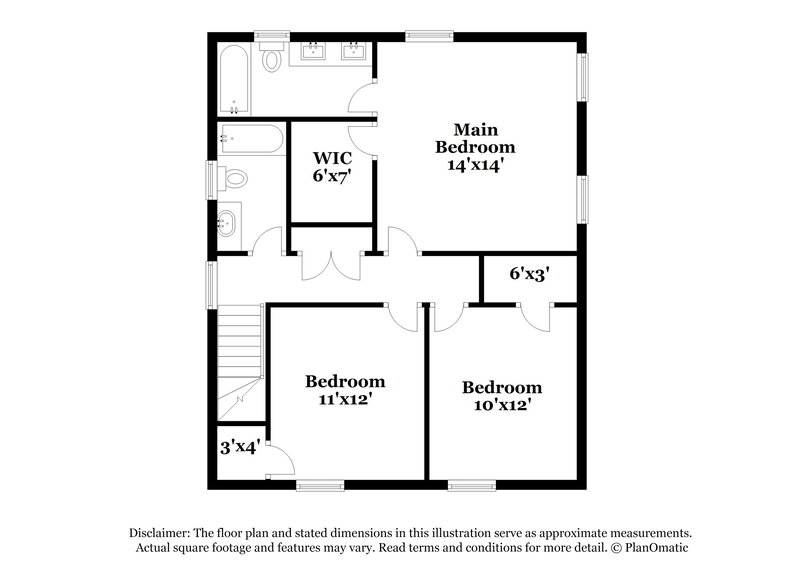2,760/Mo, 2744 Brigadoon Dr Clayton, NC 27520 Floor Plan View 2
