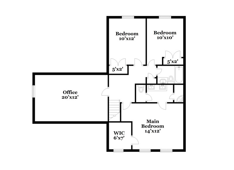 2,800/Mo, 148 Jade St Smithfield, NC 27577 Floor Plan View 2