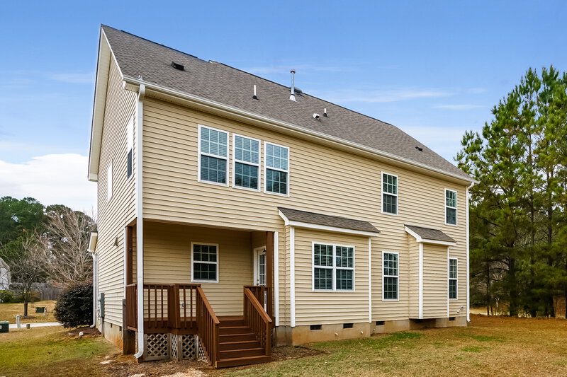 2,325/Mo, 1220 Crendall Way Wake Forest, NC 27587 Rear View