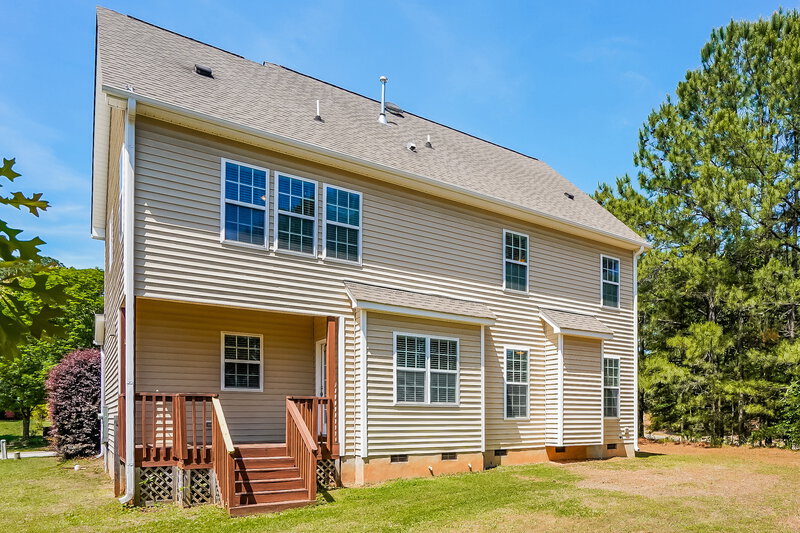 2,475/Mo, 1220 Crendall Way Wake Forest, NC 27587 Rear View