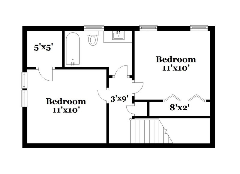 1,945/Mo, 1011 Laurens Way Knightdale, NC 27545 Floor Plan View 2