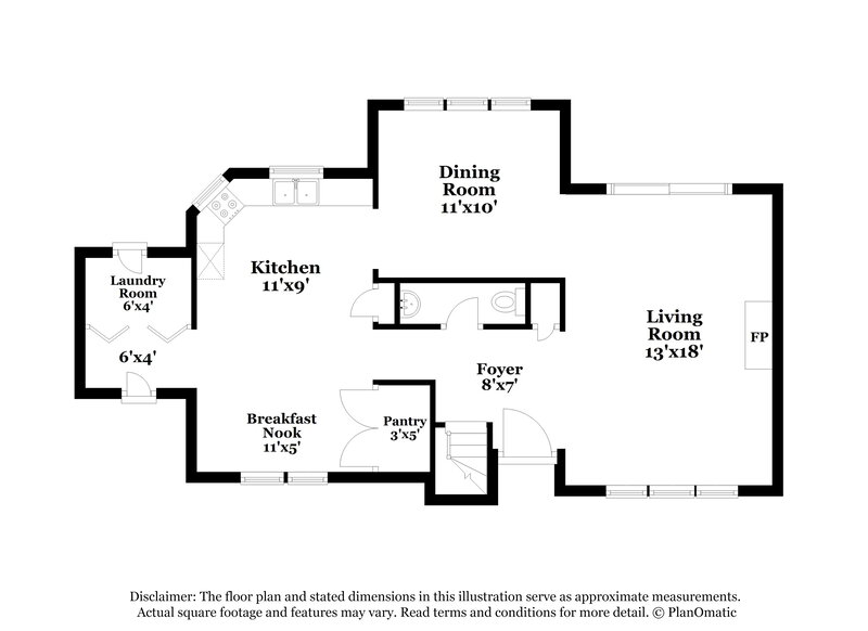 1,990/Mo, 4100 Mangrove Dr Raleigh, NC 27616 Floor Plan View