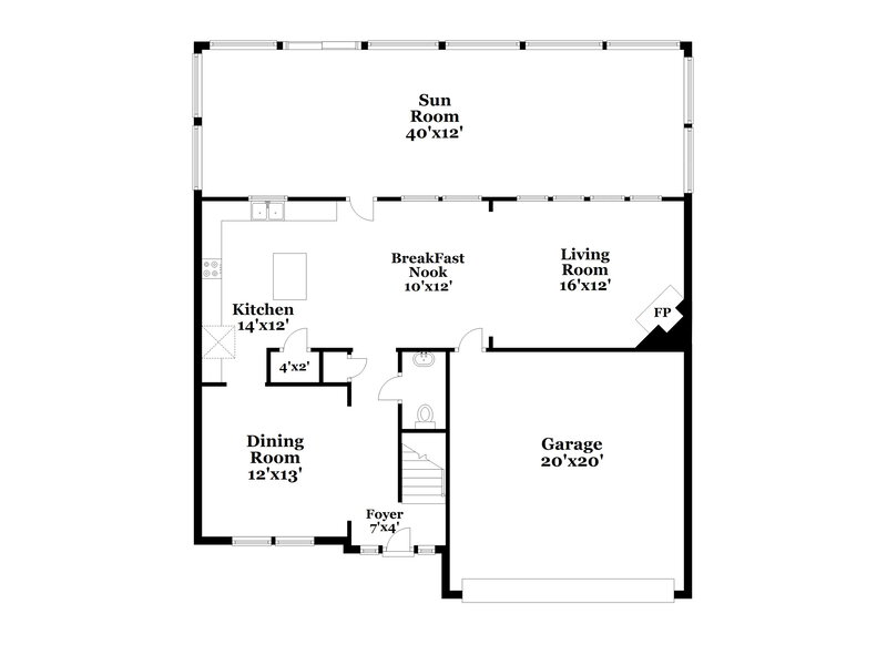 2,350/Mo, 200 Collinsworth Dr Clayton, NC 27527 Floor Plan View