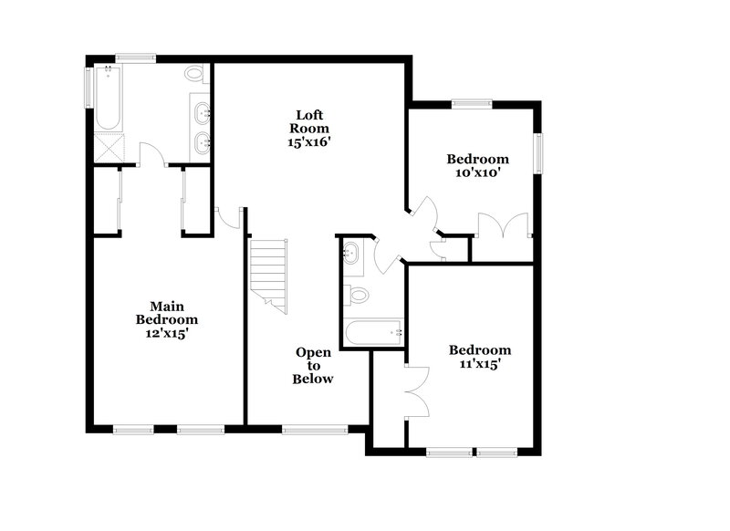 2,325/Mo, 3005 Gross Ave Wake Forest, NC 27587 Floor Plan View 2
