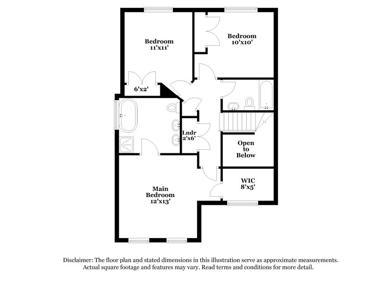2,345/Mo, 225 Braxcarr St Holly Springs, NC 27540 Floor Plan View
