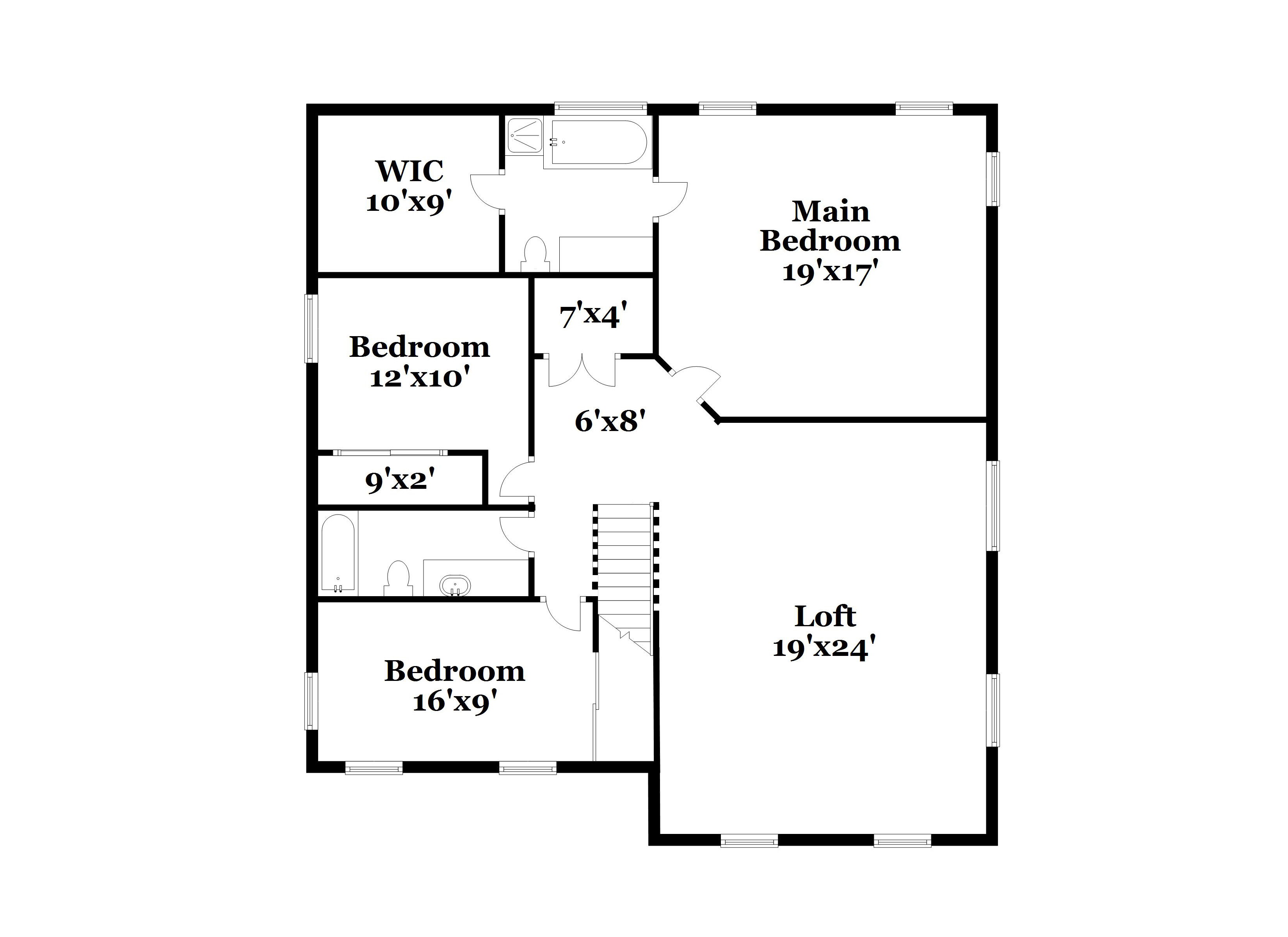 2,470/Mo, 304 Edgecroft Way Fuquay Varina, NC 27526 Floorplan View 2