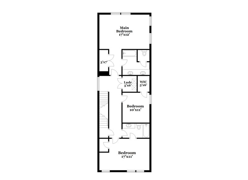 2,400/Mo, 1728 Main Divide Dr Wake Forest, NC 27587 Floor Plan View 2
