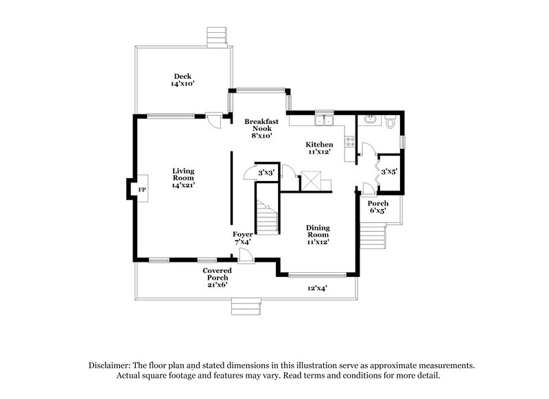 2,290/Mo, 4208 Knightsbridge Way Raleigh, NC 27604 Floorplan View