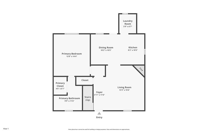 1,600/Mo, 205 Houston Ln Clayton, NC 27527 Floor Plan View