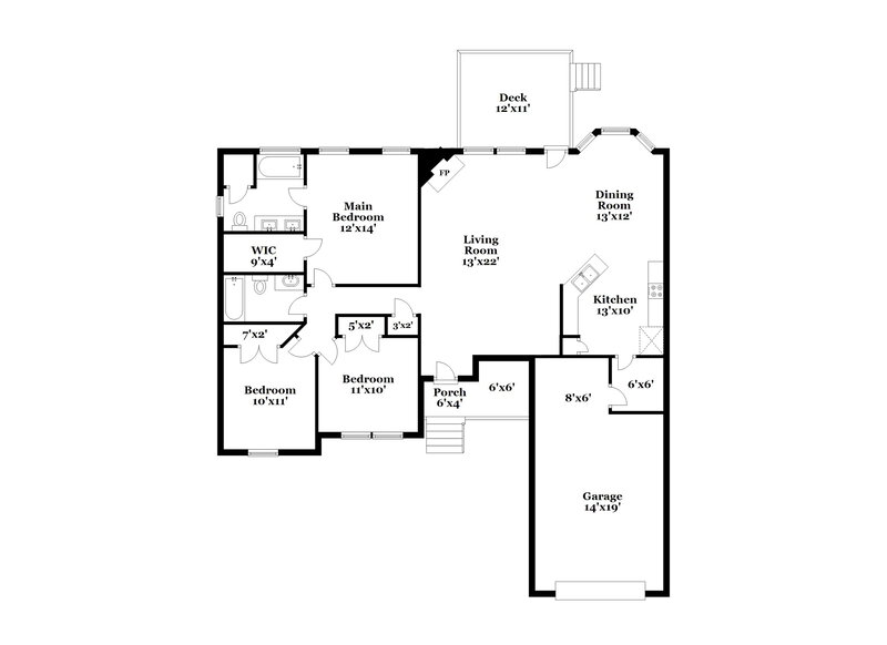 1,970/Mo, 203 Zircon Ln Knightdale, NC 27545 Floor Plan View