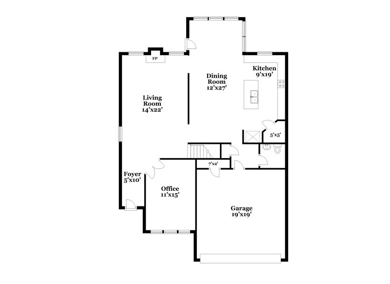 3,360/Mo, 55 Crest Circle Garner, NC 27529 Floor Plan View