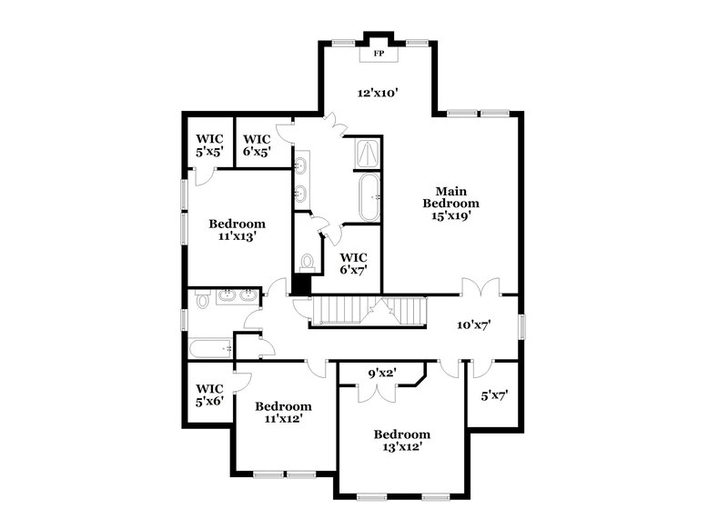 3,360/Mo, 55 Crest Circle Garner, NC 27529 Floor Plan View 2