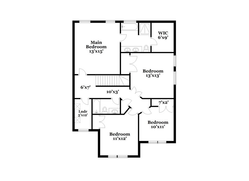 2,075/Mo, 934 Lakemont Dr Clayton, NC 27520 Floor Plan View