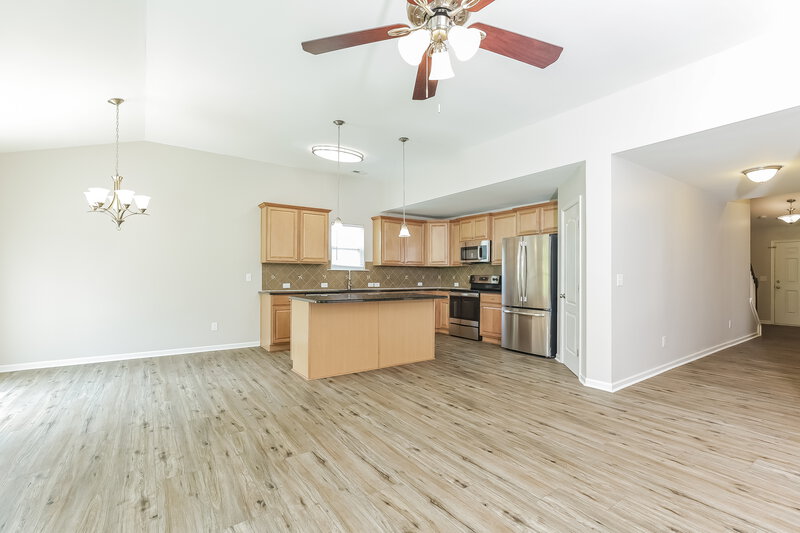 3,550/Mo, 400 Bowling Forest Dr Wake Forest, NC 27587 Living Room View 3