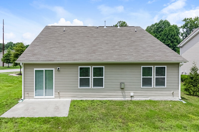 3,550/Mo, 400 Bowling Forest Dr Wake Forest, NC 27587 Rear View