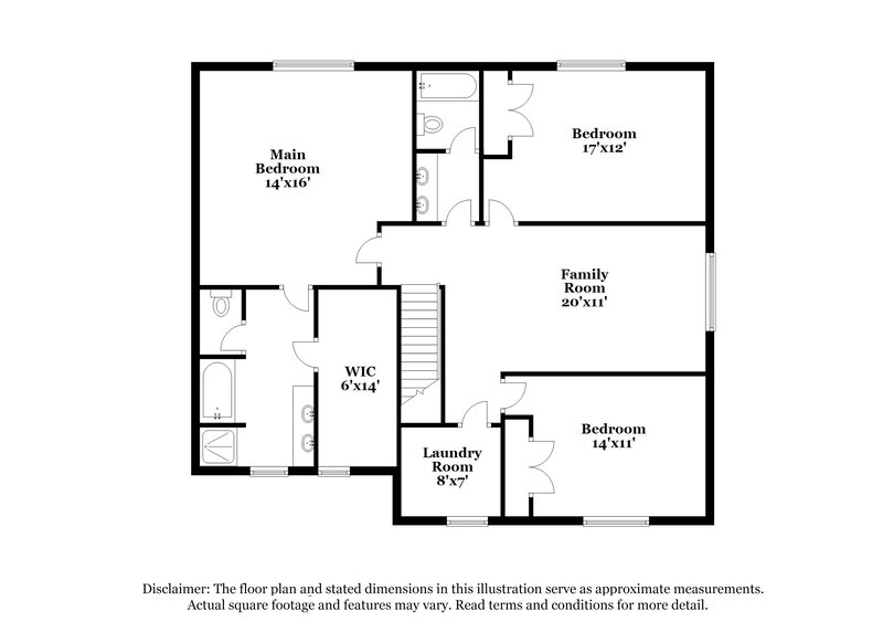 2,340/Mo, 504 Willow Breeze Ct Zebulon, NC 27597 Floor Plan View 2