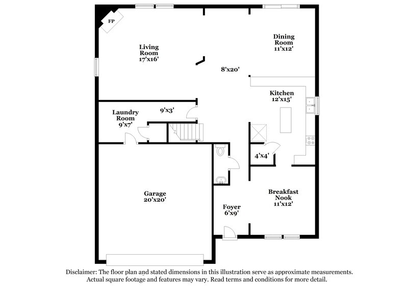 2,450/Mo, 618 Twain Town Dr Knightdale, NC 27545 Floor Plan View