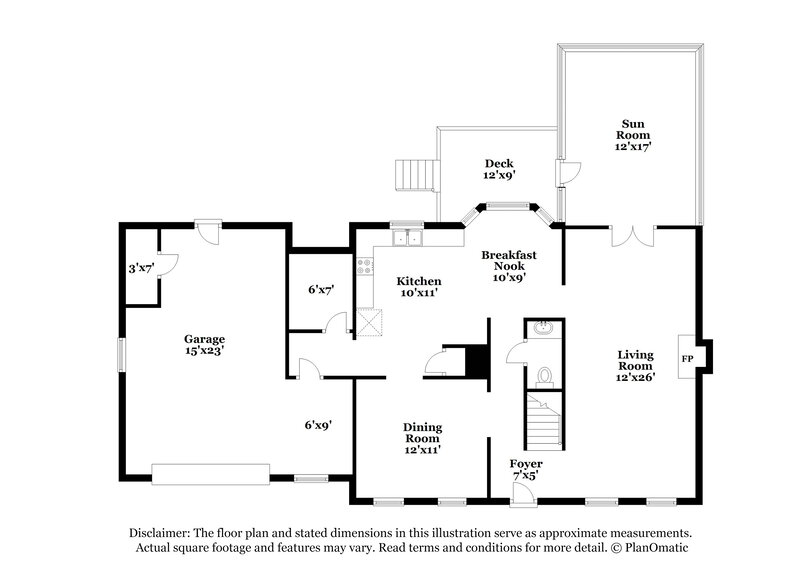 2,950/Mo, 8821 Juaquin Ln Raleigh, NC 27603 Floor Plan View