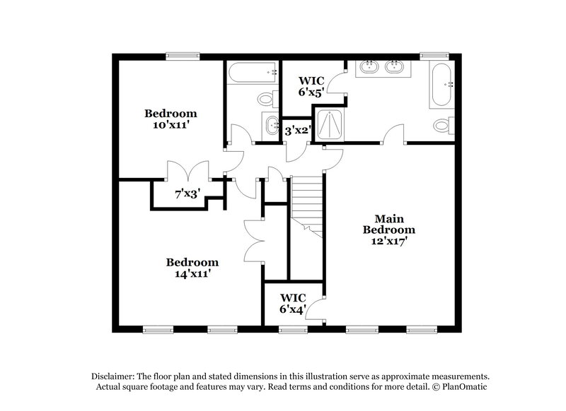 2,950/Mo, 8821 Juaquin Ln Raleigh, NC 27603 Floor Plan View 2