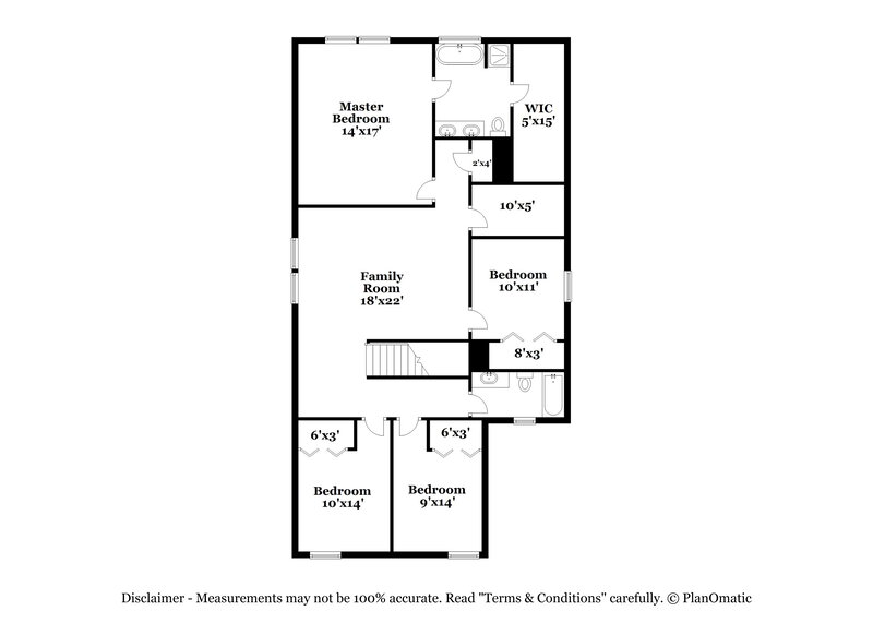 2,260/Mo, 1024 Mailwood Dr Knightdale, NC 27545 Floor Plan View 2