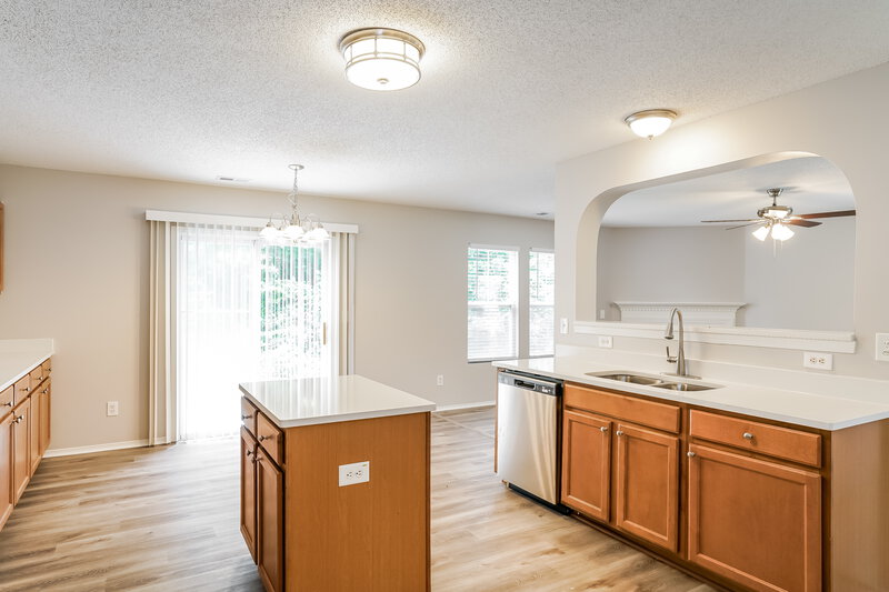 2,260/Mo, 1024 Mailwood Dr Knightdale, NC 27545 Kitchen View 2