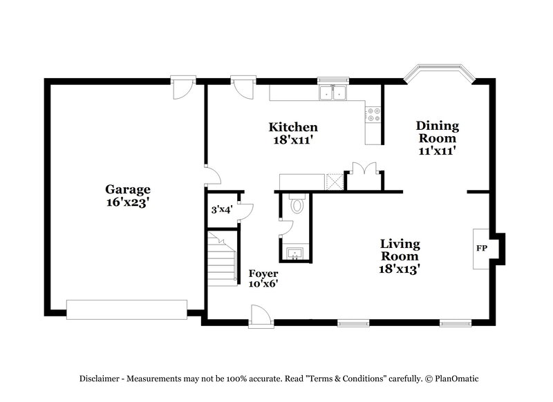 2,380/Mo, 4308 Birmingham Way Raleigh, NC 27604 Floor Plan View