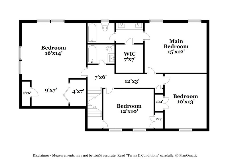 2,380/Mo, 4308 Birmingham Way Raleigh, NC 27604 Floor Plan View 2