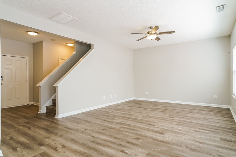 2,870/Mo, 5424 Botany Bay Dr Raleigh, NC 27616 Living Room View