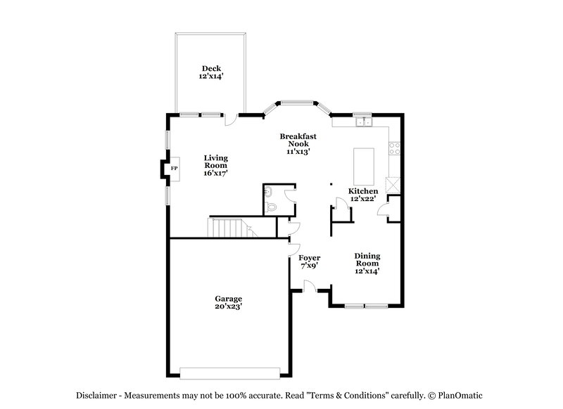 2,290/Mo, 168 Hawkesburg Dr Clayton, NC 27527 Floor Plan View