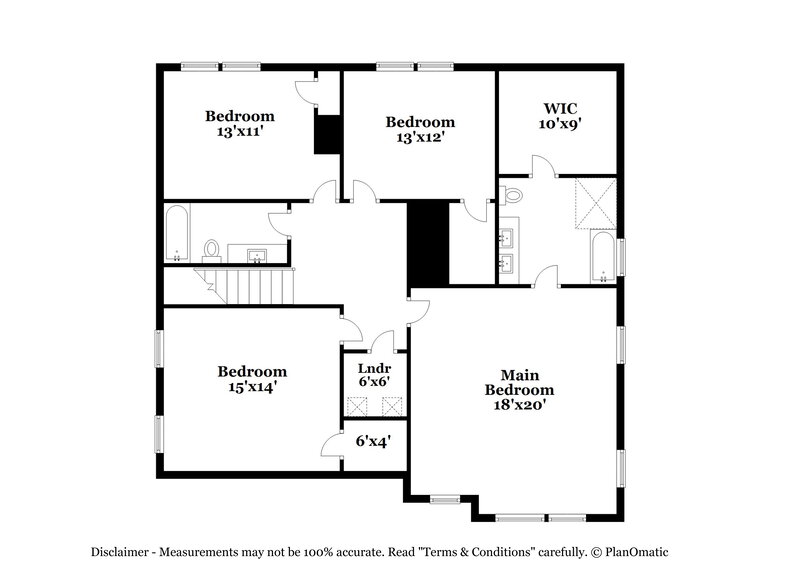 2,290/Mo, 168 Hawkesburg Dr Clayton, NC 27527 Floor Plan View 2