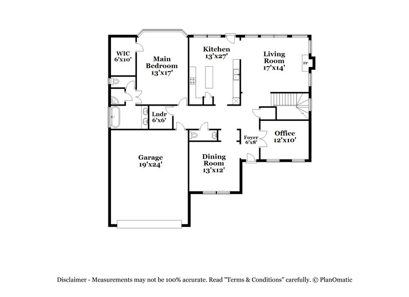 2,475/Mo, 3608 Serendipity Dr Raleigh, NC 27616 Floor Plan View