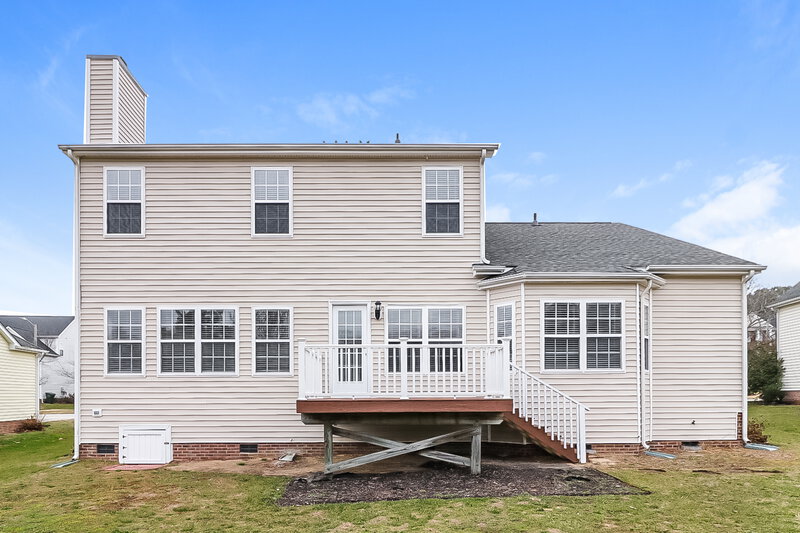 2,475/Mo, 3608 Serendipity Dr Raleigh, NC 27616 Rear View 2