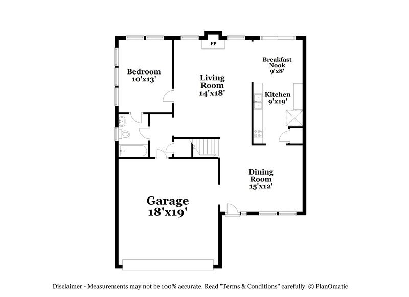 2,255/Mo, 8137 Marshall Brae Drive Raleigh, NC 27616 Floor Plan View