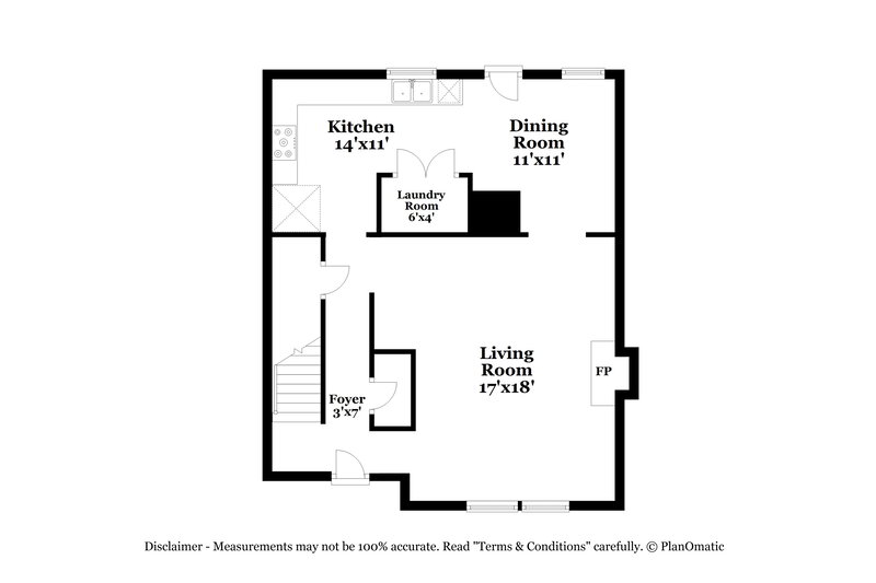 2,010/Mo, 933 Roxy St Raleigh, NC 27610 Floor Plan View