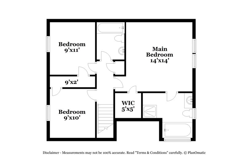 2,010/Mo, 933 Roxy St Raleigh, NC 27610 Floor Plan View 2