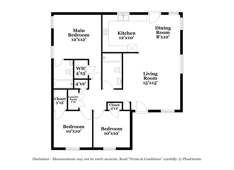 2,800/Mo, 821 Skinner Dr Raleigh, NC 27610 Floor Plan View